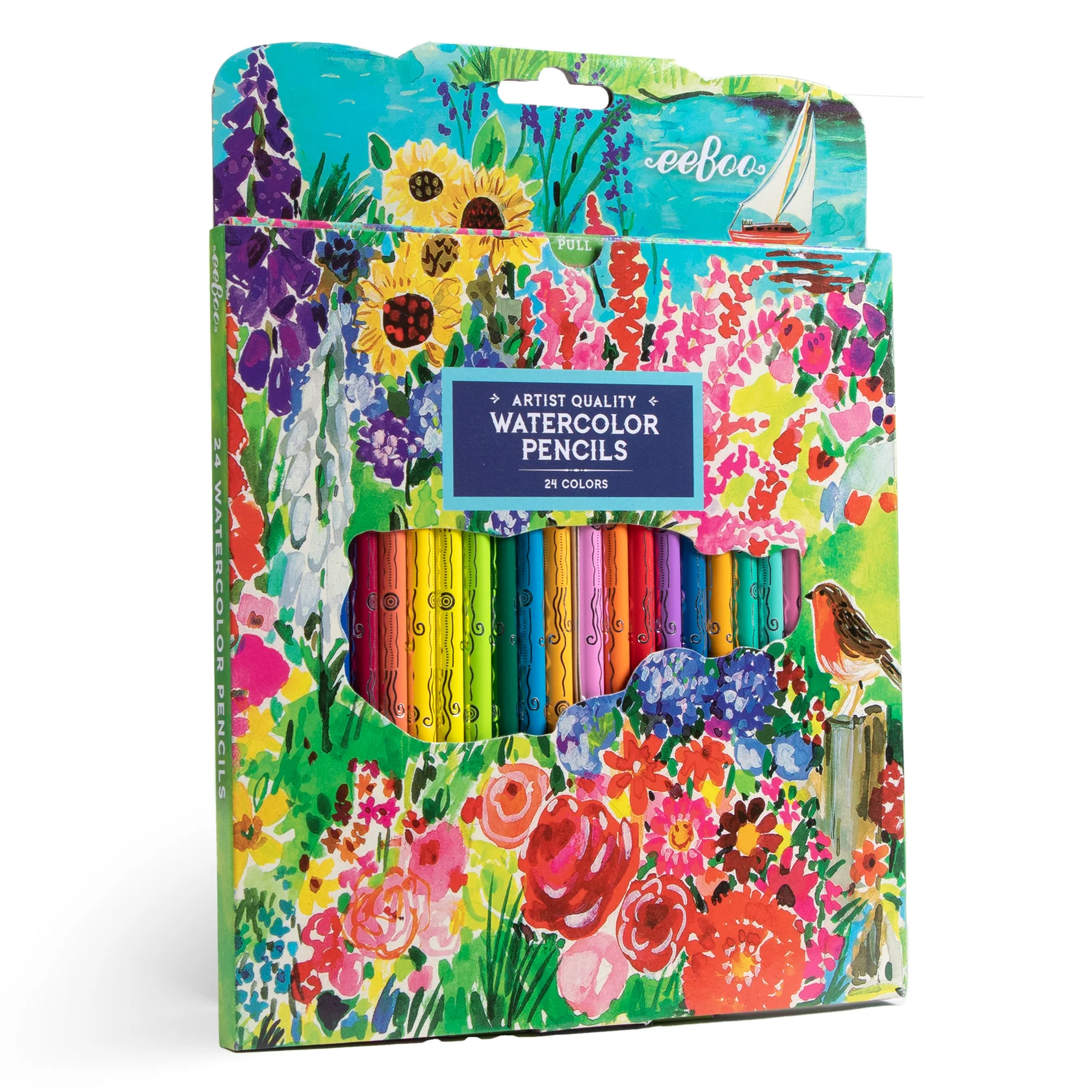 24 Watercolor Pencils - eeBoo